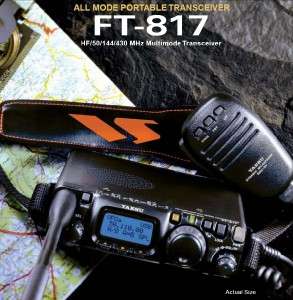 YAESU FT 817ND HF/VHF/UHF Portable Transceiver, Unlocked Transmit 