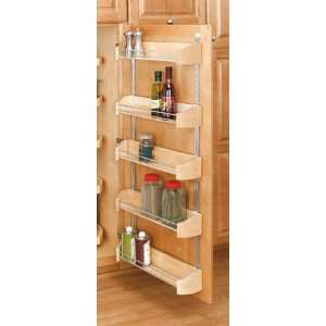   Shelf 4235 Wood Door Storage Tray   10.75 Width   Five Trays   Wood