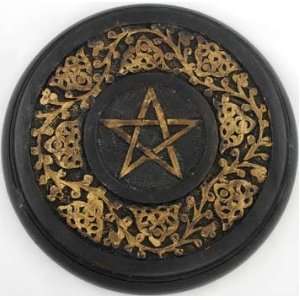  Wooden Pentagram Altar Tile 