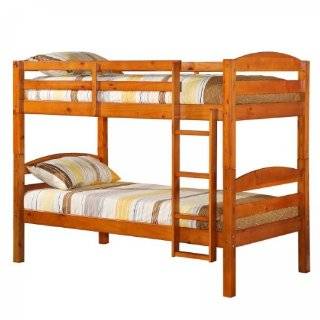 Walker Edison Twin Solid Wood Bunk Bed