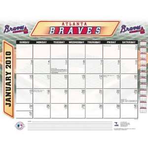  Atlanta Braves 2010 22x17 Desk Calendar