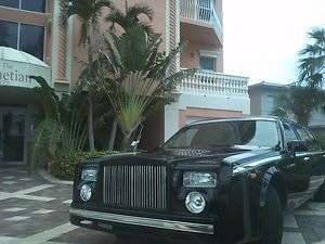 Limo, Phantom Rolls Royce Style Limousine, 2011 build with 39kmi. $ 