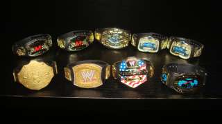  lot of complete Championship belts World, Tag, IC, US and more  