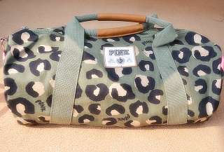 Victorias Secret PINK Classic Camouflage Canvas Duffle Gym Travelling 