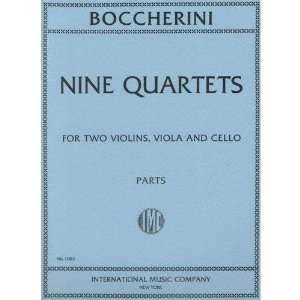  Boccherini, Luigi   9 Selected Quartets for Two Violins 