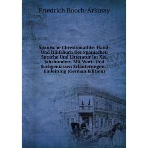   , . Einleitung (German Edition) Friedrich Booch Ãrkossy Books