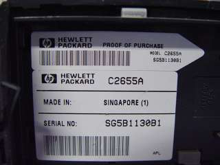 Hewlett Packard HP DeskJet 340 Portable Color Inkjet Printer C2655A 