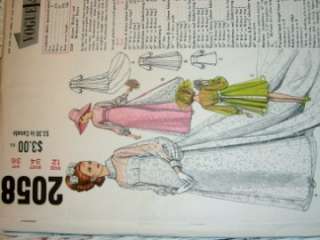 VOGUE ORG BRIDAL DESIGN DRESS PATTERN #2058 SZ 12/34  
