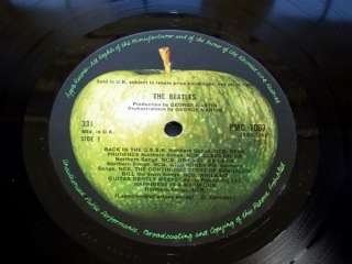 THE BEATLES (WHITE ALBUM) ORIGINAL 1968 UK FIRST ISSUE MONO 2 LP SET 