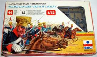 Vintage ESCI Polish Lancers French Cavalry #218  