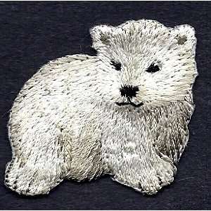  Baby Polar Bear /Animals  Iron On Embroidered Applique 