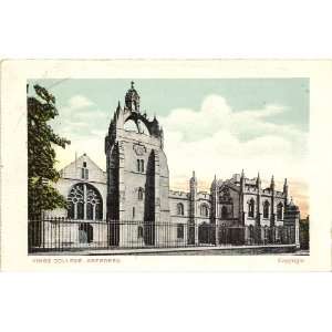   1905 Vintage Postcard Kings College Aberdeen Scotland 