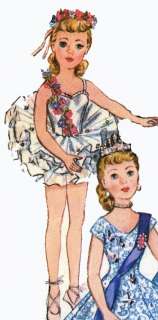 Doll Clothes PATTERN for Revlon Cindy Missy Toni 20 dolls 1950s #2255