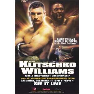  Vitali Klitschko vs Danny Williams 11 x 17 Poster