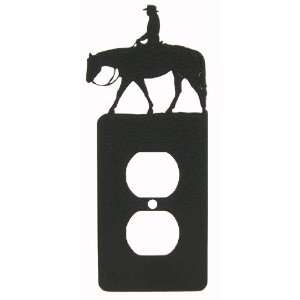  Lady Western PLEASURE RIDER Single Power Outlet Plate 