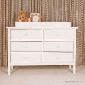  Bratt Decor Manhattan Double Dresser w/ Changing Tray in 