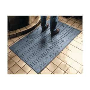  Wearwell 3/8x3x5 Black Abr/coat Kushion walk Mat