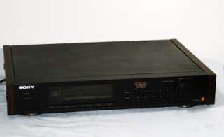 Sony ST S550ES 550ES AM FM Stereo Tuner   Black ES Series  