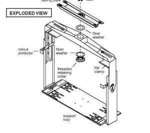 Peerless Jumbo 2000 TV Ceiling Mount JCM 2655 *c  