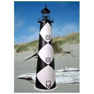  Cape Lookout Stucco Lighthouse (3) Patio, Lawn & Garden