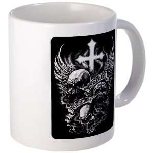   Cup) God Is My Judge Skulls Cross and Angel Wings: Everything Else