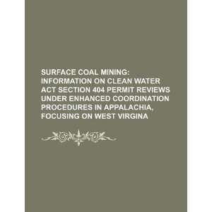  Surface coal mining: information on Clean Water Act 