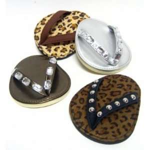 Wine Glass Coasters Set Bling Sandals 