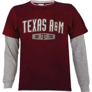  Texas A&M Aggies Vapor Double Layer Long Sleeve Thermal T 