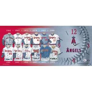  Los Angeles Angels of Anaheim Evolution Clock: Sports 