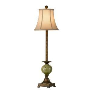 Murray Feiss 9899DG/AB Independents Buffet Lamp, Distressed Green 