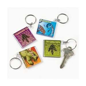 Acrylic Dinosaur Keychains   1 dozen   great Dinosaur party favor from 