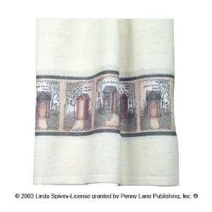  Bath Towel Outhouses by Linda Spivey