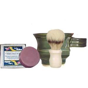   Mug Gift Set with When Pigs Fly Shaving Soap