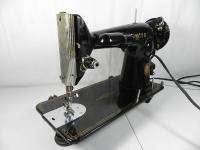 Vintage Singer Sewing Machine 201 2 Industrial Strength Black Works 