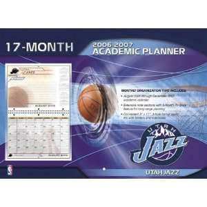  Utah Jazz 8x11 Academic Planner 2006 07
