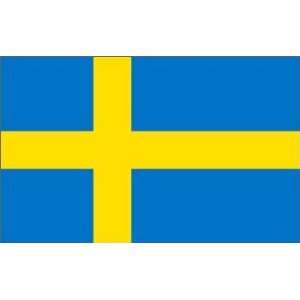  Sweden Flag 3ft x 5ft Nylon   Outdoor Patio, Lawn 