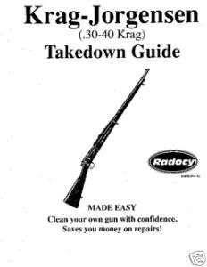 Krag Jorgensen 30 40 Krag Rifle Takedown Guide Radocy  