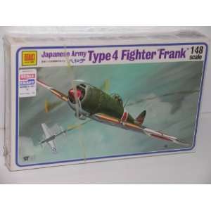 Japanese Army Type 4 Frank Fighter Aircraft  Plastic Model Kit