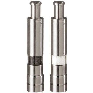 Vic Firth STS06SET01 Pump & Grind Salt and Pepper Grinders, Silver 