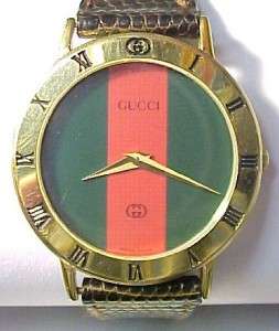 Gucci 3000M Mens Swiss Quartz Wristwatch  