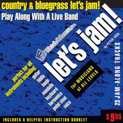 LETS JAM Play Along CD Tracks COUNTRY & BLUEGRASS with  