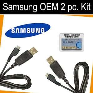  Original OEM Set of 2 Data Cables for your Samsung 