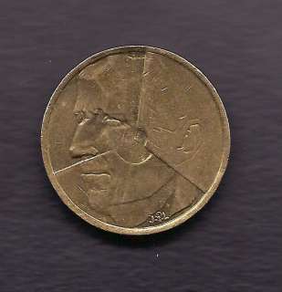 World Coins   Belgium 5 Francs 1986 Coin KM # 164  