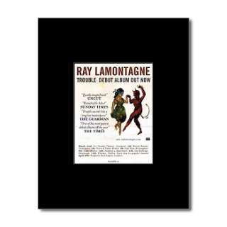 RAY LAMONTAGNE   Trouble   Black Matted Mini Poster  