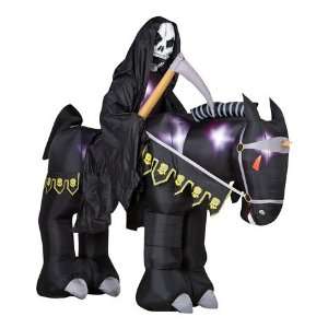 Airblown Inflatable Giant Reaper Rider on Horse  Kitchen 