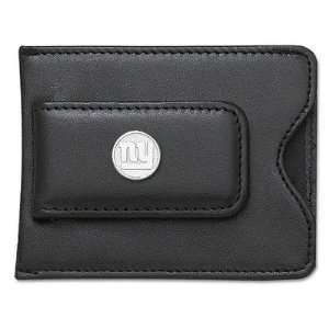    on Black Leather Money Clip / Credit Card Holder