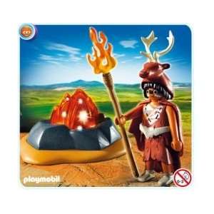   : Fire Guardian With Led Fire Rock Stone Age Playmobil: Toys & Games