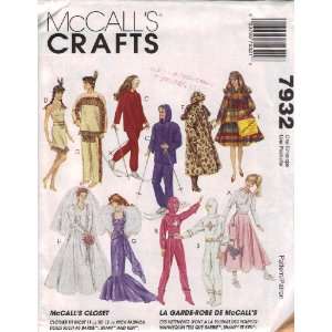  McCalls Craft Fashion Doll Clothes # 7932 Toys & Games