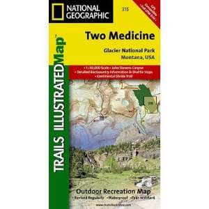  Two Medicine, Glacier National Park Map: Home & Kitchen