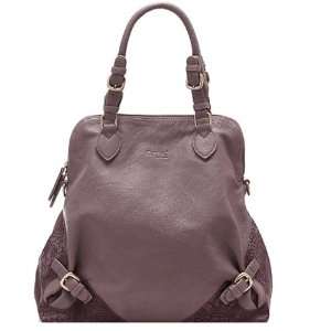  Purple Leather Handbag Shoulder Bag 
